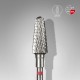 STALEKS Carbide nail drill bit, “frustum”, red, head diameter 6 mm/ working part 14 mm
